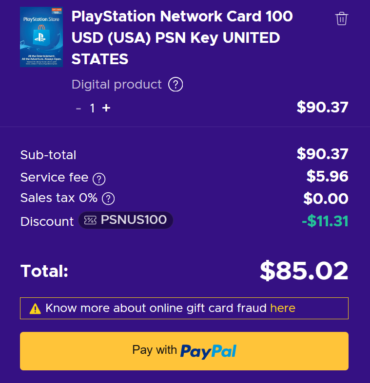 spieltimes's tweet photo. Get a $100 Playstation Store Code for $85
Use discount code: PSNUS100
https://t.co/zAuEZqMtGy #ad

✅ Verified Legit + Get your code instantly!
💓 Like if this post was useful! https://t.co/VEpBiT4JX6
