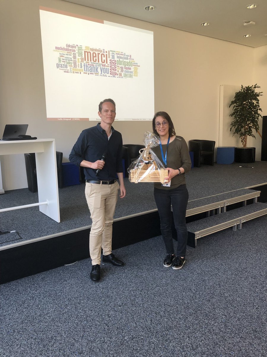 Artificial Intelligence Group @fernunihagen (@aig_hagen) on Twitter photo Kicking off the 3rd and final day of #COMMA Conference, Leila Amgoud delivers an insightful invited talk to set the stage for the day’s discussions.
#COMMA24 #FernUni Kicking off the 3rd and final day of #COMMA Conference, Leila Amgoud delivers an insightful invited talk to set the stage for the day’s discussions.
#COMMA24 #FernUni