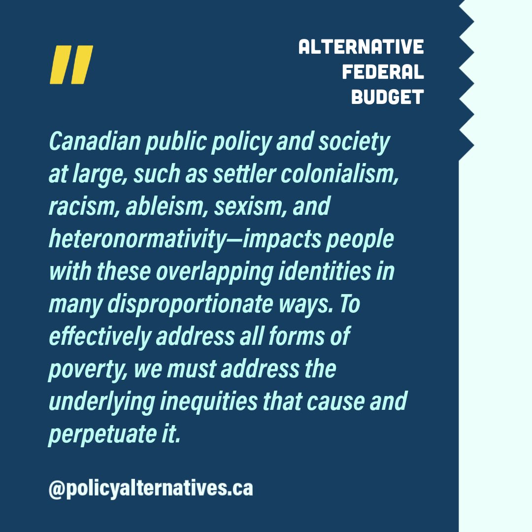 "The COVID-19 pandemic demonstrated that significant poverty reduction is possible even under extreme economic disruptions. The federal PRS targets a 50% reduction in poverty by 2030, but emergency pandemic supports showed these goals could be achieved immediately."
 
#AFB2025