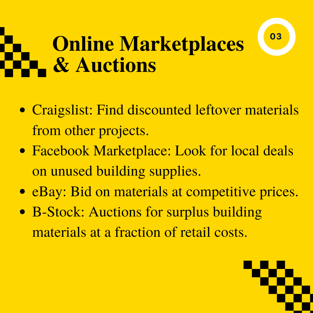 Cashflow_CapLLC's tweet photo. Stretch your budget without compromising quality. 🏗️ Get bulk discounts from local suppliers. Hunt for deals on Craigslist and Facebook Marketplace. ReStores by Habitat for Humanity offers great prices. Salvage yards can be goldmines.

#FirstMortgageBridgeLoans #AdaptiveReUse https://t.co/fenaW6sQUP