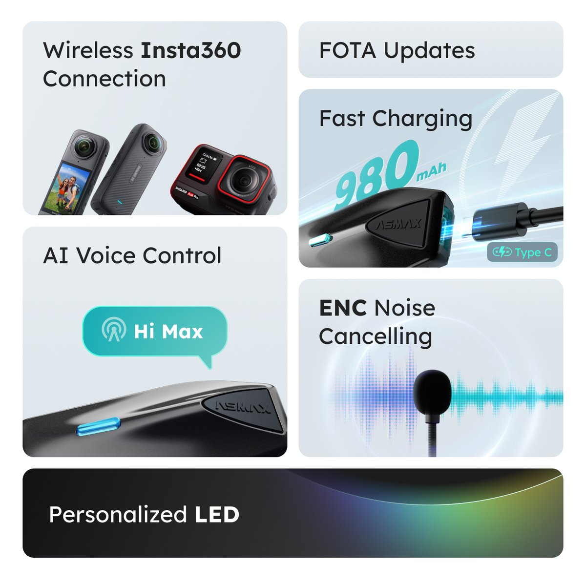 ASMAXWorld's tweet photo. 🔎On a budget but looking for your first MESH Bluetooth helmet headset?
👉Search "ASMAX S1" on Amazon to find your perfect match!
✅ Mesh Intercom for up to 8 riders
✅ AI Voice Control
✅ IPX7 Waterproof Rating
✅ Built-in FM Radio
✅ HiFi 3D Sound
✅ Customizable LED Lights https://t.co/y5EvxMY5ik