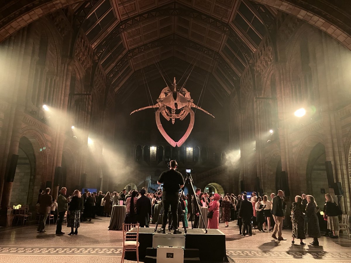 Fantastic to be at the Natural History Museum on Monday night for an event to mark the UN Biodiversity summit next month. Massive things at stake, not least protecting 30% of the planet