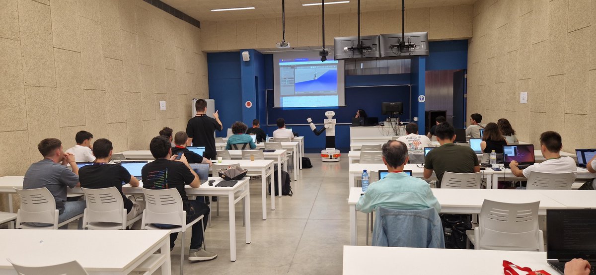 PAL Robotics (@palrobotics) on Twitter photo Cerramos un increíble último día en <a href="/rosconspain/">ROSCon Spain 2025</a>.
La comunidad española de ROS nos inspira y nos impulsa a seguir innovando.
Muchas gracias a todos los que participaron de nuestras presentaciones y mostraron interés en nuestro trabajo.¡Hasta la próxima! Cerramos un increíble último día en <a href="/rosconspain/">ROSCon Spain 2025</a>.
La comunidad española de ROS nos inspira y nos impulsa a seguir innovando.
Muchas gracias a todos los que participaron de nuestras presentaciones y mostraron interés en nuestro trabajo.¡Hasta la próxima!