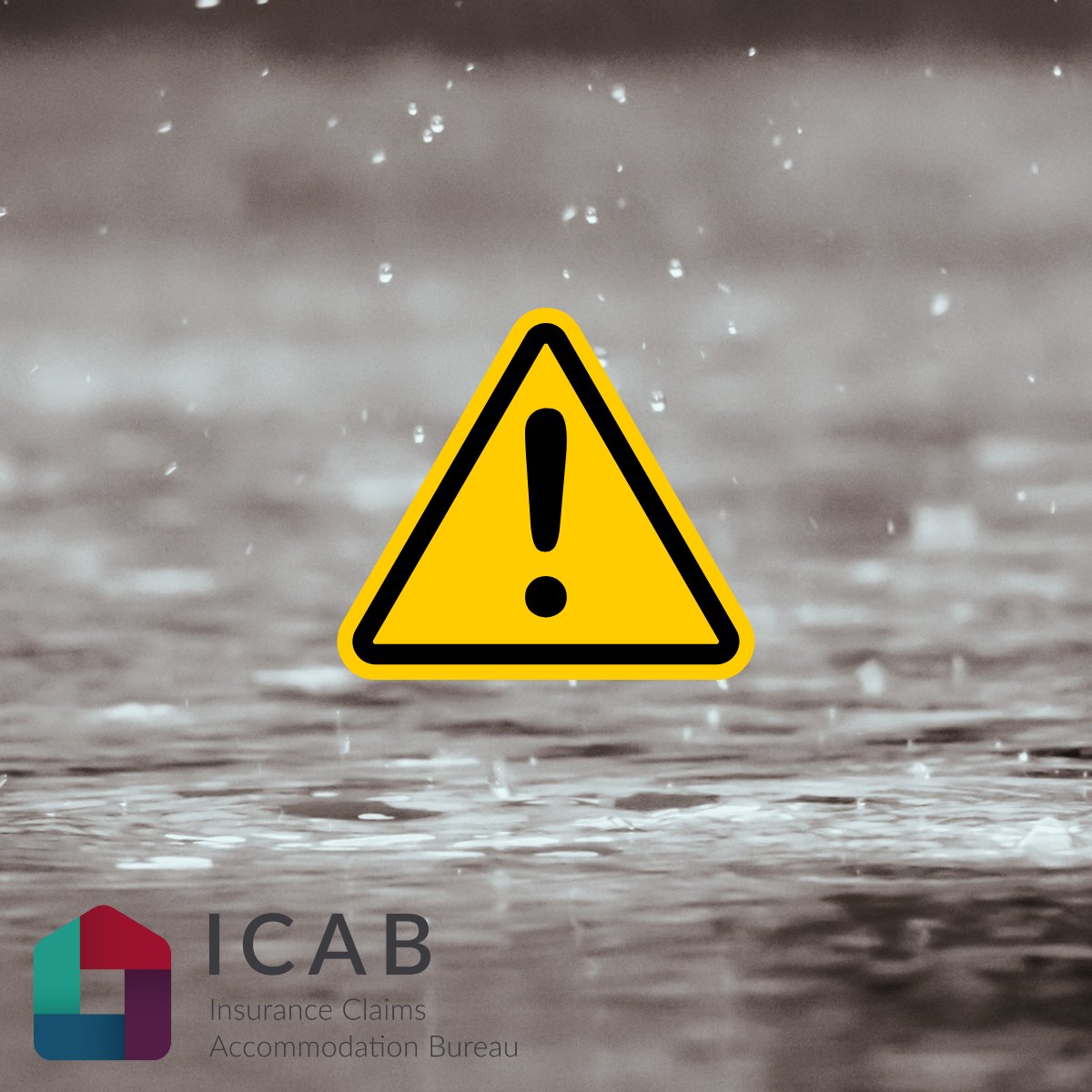 ICAB_team's tweet photo. The Met Office has issued yellow weather warnings for torrential rain for a large portion of the country this coming weekend. 
 @ICAB_team wanted to remind all its users that it is available 24/7. Please don’t hesitate to send queries or instructions through to info@icab.uk.com https://t.co/mXVAQuysXW