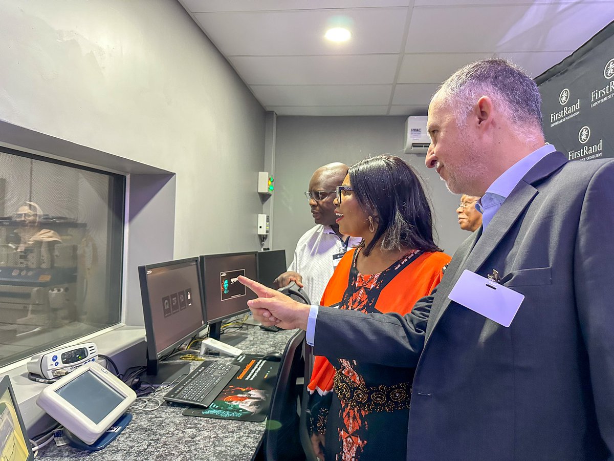 MEC for Health and Wellness <a href="/NkomoNomantu/">Nomantu Nkomo Ralehoko</a> together with <a href="/FirstRandCSI/">FirstRand CSI</a> and  <a href="/AhmedKathradaF/">Ahmed Kathrada Foundation</a> officially handed over the Magnetic Resonance Imaging (MRI) scanner to <a href="/RahimaHospital/">Rahima Moosa Mother & Child Hospital</a> Moosa Mother and Child Hospital. 

The installation of the MRI scanner will enhance its diagnostic