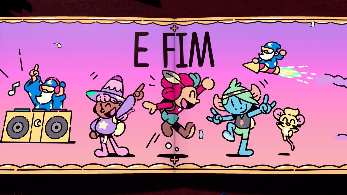 emmanuelkantf's tweet photo. Really good game. It did what it promised. Congrats to the studio and all stakeholders. #PSShare #thepluckysquire #oescudeirovalente https://t.co/R7aws24D9e