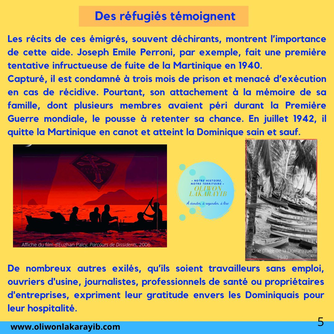 2.3 Focus sur … La Dominique île refuge
#oliwonlakarayib