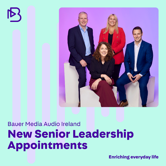 🔊 #BauerMediaAudio Ireland announces pivotal senior leadership appointments spanning its People, Editorial, Operations, and Marketing functions. 

bauermedia.ie/2024/09/bauer-…