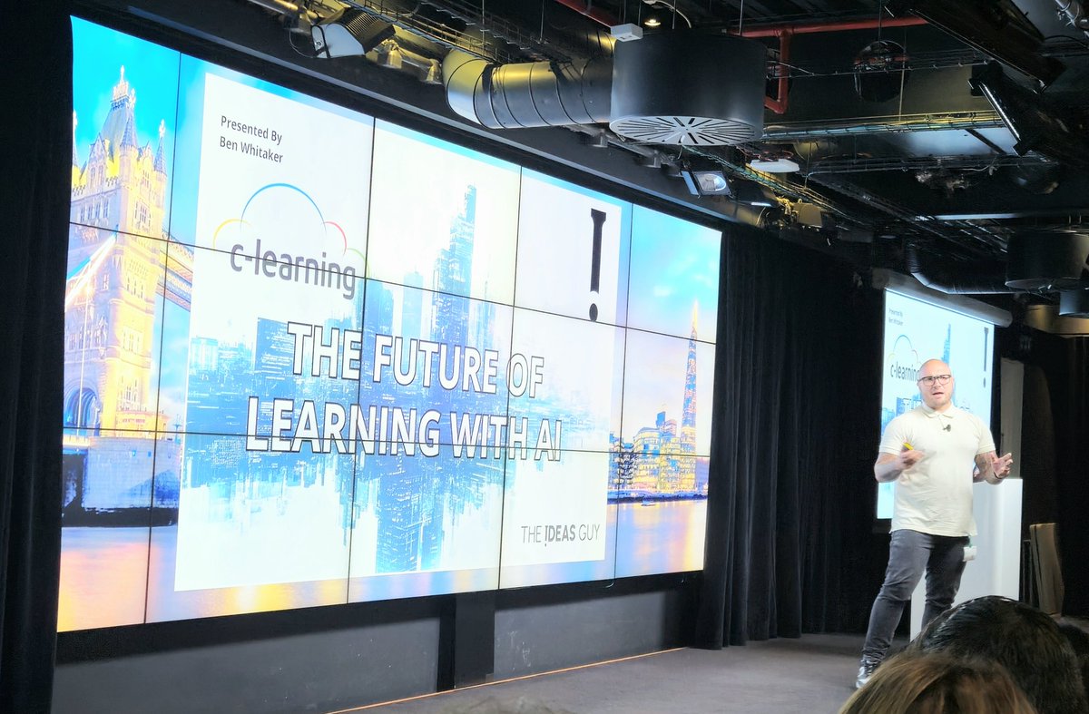Christine Mayers (@misscmayers) on Twitter photo What a morning 🤩
Loving the <a href="/C_learning_net/">C-Learning</a> #BackToSchoolAi24 event so far and looking forward to what's yet to come...
#StayCuriousStayHuman
#AI #education #ForeverLearning
<a href="/Itsbenwhitaker/">Ben Whitaker</a> <a href="/hope_steven/">Steven Hope</a> What a morning 🤩
Loving the <a href="/C_learning_net/">C-Learning</a> #BackToSchoolAi24 event so far and looking forward to what's yet to come...
#StayCuriousStayHuman
#AI #education #ForeverLearning
<a href="/Itsbenwhitaker/">Ben Whitaker</a> <a href="/hope_steven/">Steven Hope</a>