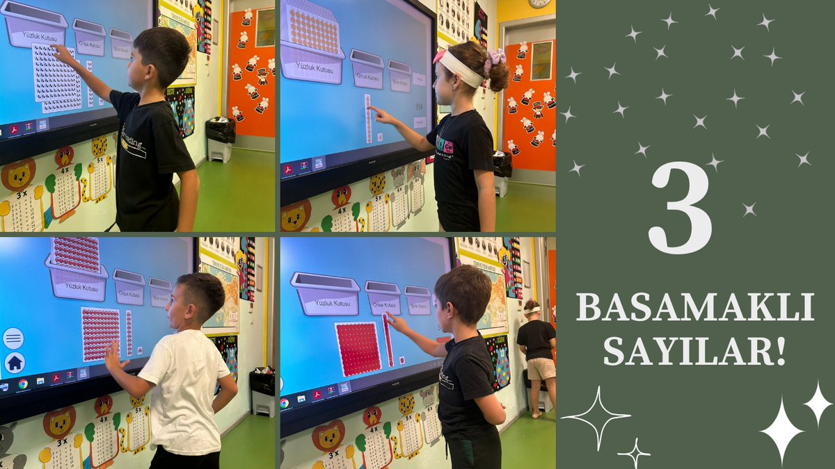 🎉 Güzelbahçe Doğa Koleji 3-A Sınıfı, matematik dersinde üç basamaklı sayıların okunuşu, yazılışı ve basamak adlarını interaktif oyunlarla pekiştirdi! 📚Basamakları keşfettik! Her sayı bir macera, her oyun yeni bir öğrenme fırsatıydı! 🌟
<a href="/DogaOkullari/">Doğa Koleji</a> <a href="/KvancBarlas/">Kıvanç Barlas 🇹🇷</a>  <a href="/YKarasinir/">Yalkın Karasinir</a>