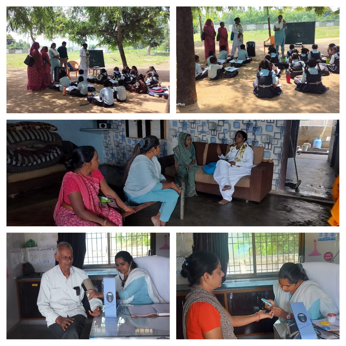 VankarRame16761's tweet image. આજરોજ પ્રાથમિક આરોગ્ય કેન્દ્ર કડિયાદરા ના તમામ આયુષ્માન આરોગ્ય મંદિર ખાતે પોષણ માસની ઉજવણી કરવામાં આવેલ અને શરીર માટે જરૂરી પોષણ વિશે વિગતવાર સમજ આપેલ 
તથા NCD દિવસ ની ઉજવણી કરેલ.
@CdhoSabarkantha 
@IdarSbcc 
@Sbccsk 
@THOIDAR 
@RajChaudhari009