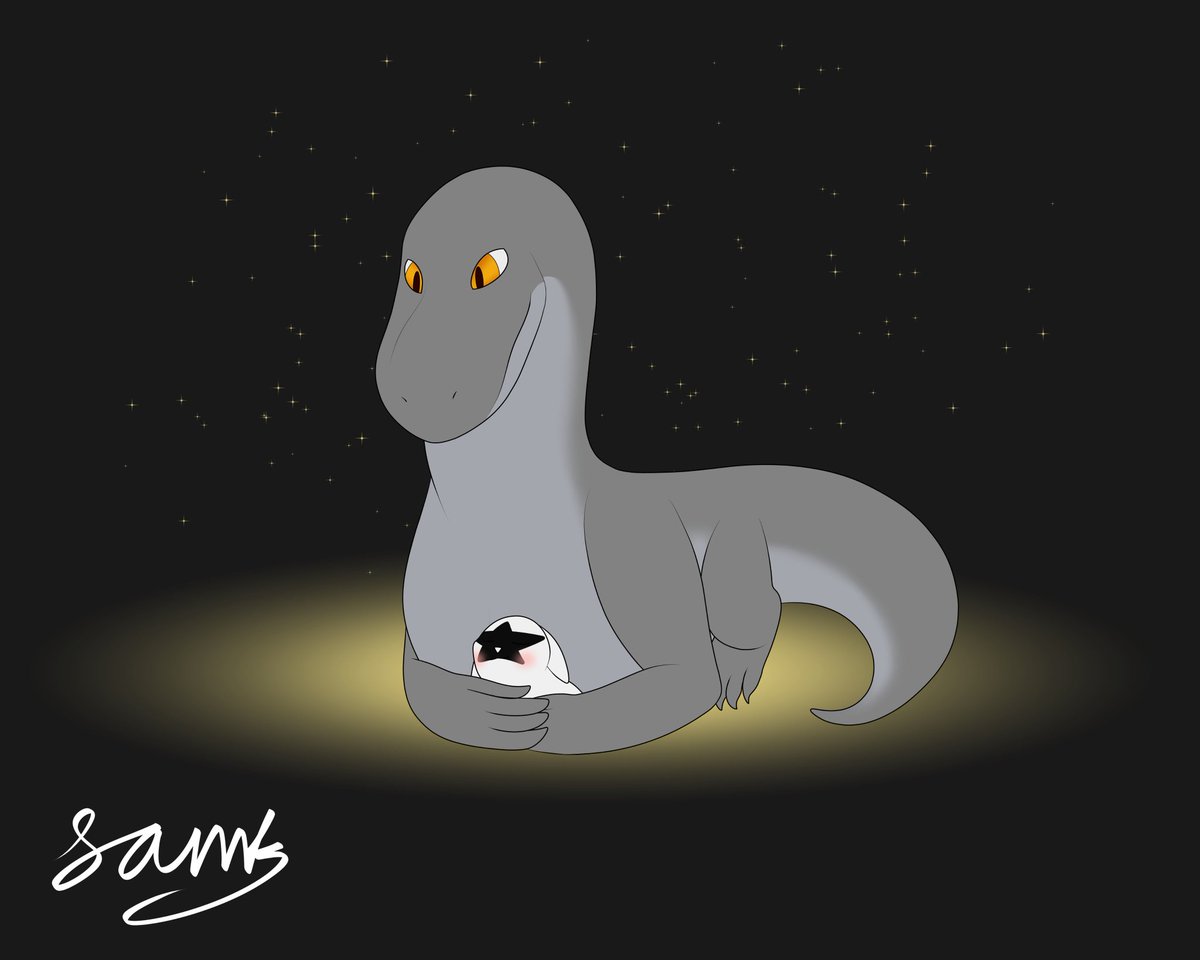 Akira_MomRaptor's tweet photo. Absolutely love this piece, made vy @ItsSamAtNight! Thank you so so much! Momma gonna take some extra care about you soon my dear! https://t.co/gxT7YztwtH