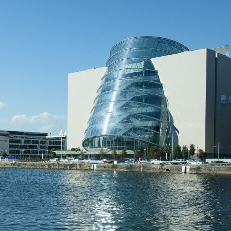 adrianweckler's tweet photo. Just learned the Dublin Convention Centre is known locally as the Nilfisk https://t.co/8qe94QiSt1