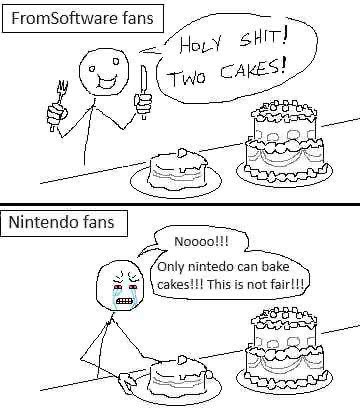 GiveMeBanHammer's tweet image. Nintendo fan justifying and defending  Nintendo’s Patent Lawsuit against Palworld be like