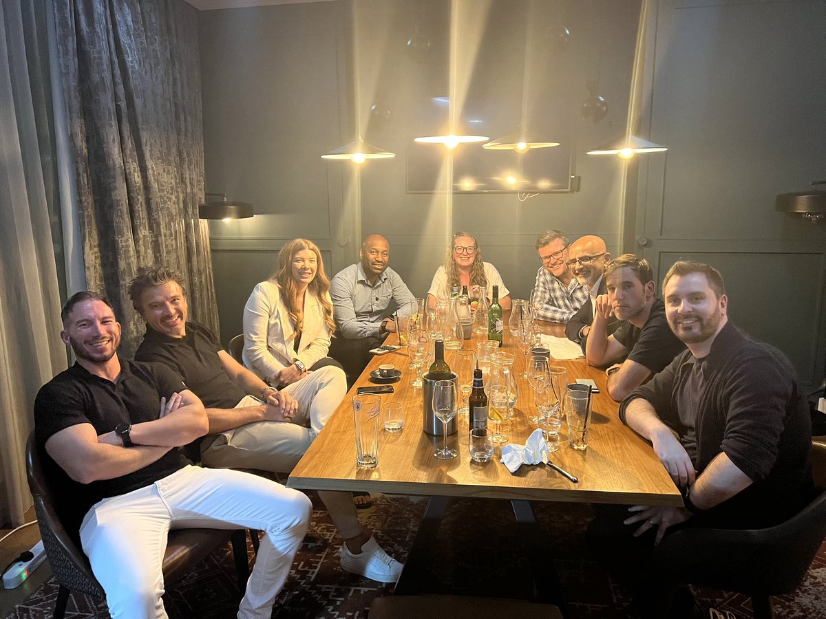 Stuart Logan (@stuartlogan) on Twitter photo Great night with an awesome group of founders at the <a href="/9others/">9others</a> dinner! Lots of insights, ideas, and connections shared around the table.
Thanks to everyone who came along: <a href="/chrsgrrtt/">Chris Garrett</a>, <a href="/BillCarrUK/">Bill Carr</a>, @expostars, @kobestarr, <a href="/jonpolygon/">Jonathan Lloyd</a>, @clintonnjie, <a href="/InHouseHealth1/">DigitalNurseUK</a>
Looking Great night with an awesome group of founders at the <a href="/9others/">9others</a> dinner! Lots of insights, ideas, and connections shared around the table.
Thanks to everyone who came along: <a href="/chrsgrrtt/">Chris Garrett</a>, <a href="/BillCarrUK/">Bill Carr</a>, @expostars, @kobestarr, <a href="/jonpolygon/">Jonathan Lloyd</a>, @clintonnjie, <a href="/InHouseHealth1/">DigitalNurseUK</a>
Looking