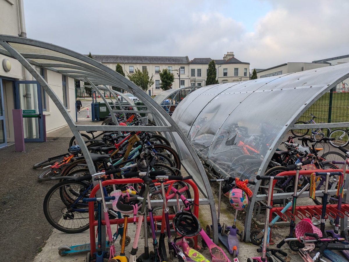 Living Streets Dun Laoghaire (@supportlivingst) on Twitter photo Packed bike sheds in <a href="/MonkstownETNS/">Monkstown ETNS</a> this morning. Every term number cycling/scooting to school is visibly increasing. Work on <a href="/dlrcc/">Dún Laoghaire-Rathdown County Council</a> DLR Central project starts next month & will make connection from Dun Laoghaire/Cualanor/Honeypark to <a href="/MonkstownETNS/">Monkstown ETNS</a> & <a href="/myIADT/">IADT Dún Laoghaire</a> much safer👏 Packed bike sheds in <a href="/MonkstownETNS/">Monkstown ETNS</a> this morning. Every term number cycling/scooting to school is visibly increasing. Work on <a href="/dlrcc/">Dún Laoghaire-Rathdown County Council</a> DLR Central project starts next month & will make connection from Dun Laoghaire/Cualanor/Honeypark to <a href="/MonkstownETNS/">Monkstown ETNS</a> & <a href="/myIADT/">IADT Dún Laoghaire</a> much safer👏