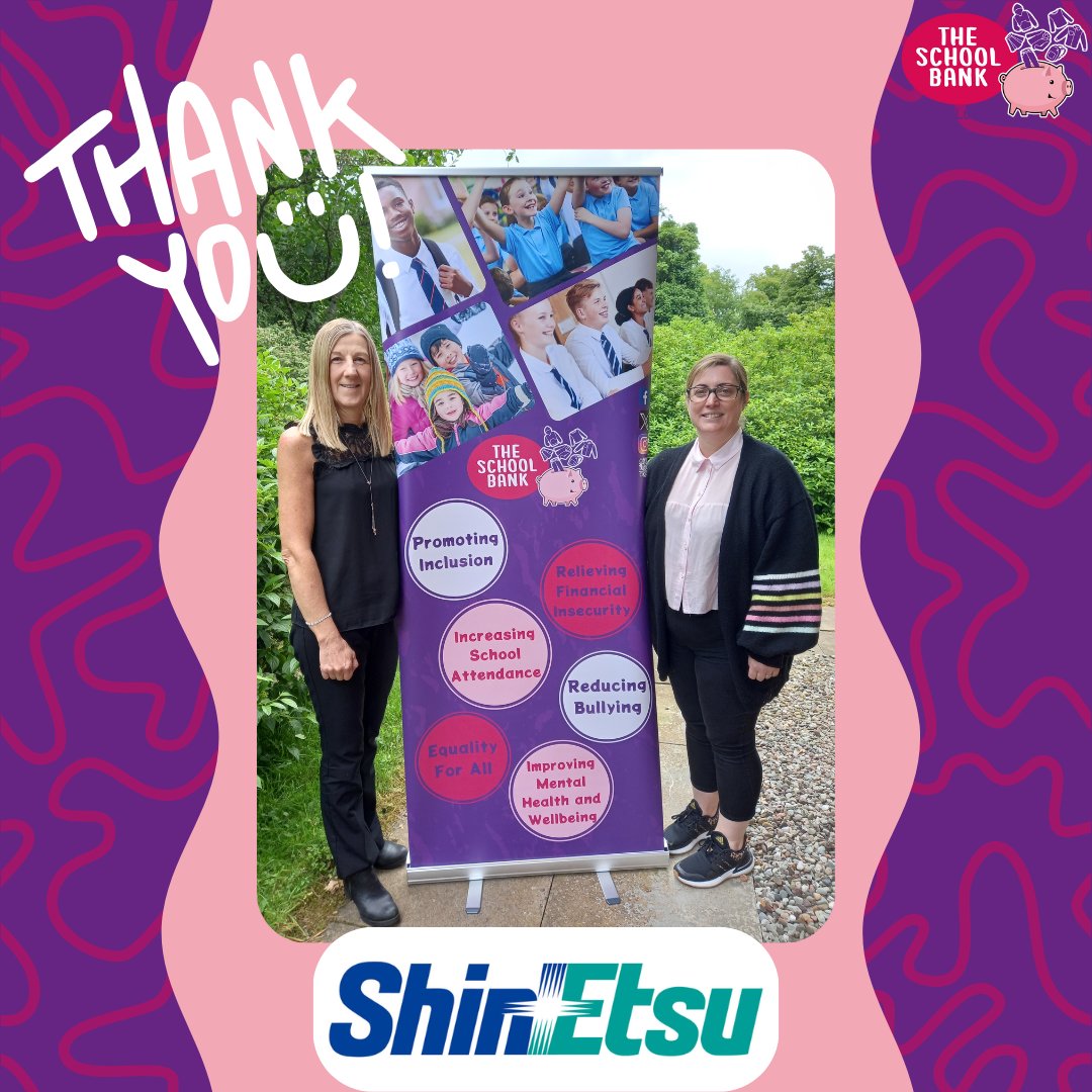 We want to extend our heartfelt thanks to Shin Etsu Handotai Europe Ltd for their incredible support during our School Uniform Donation Appeal this summer. Their generous sponsorship of 12 school uniform packs has made a meaningful difference for local young people in need.🥰