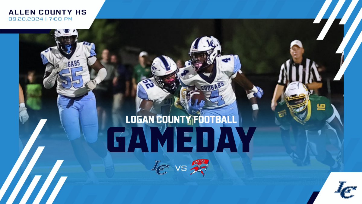 The Cougars travel to Allen County Scottsville tonight to take on the Patriots. Kickoff is scheduled for 7:00 #cougarpride