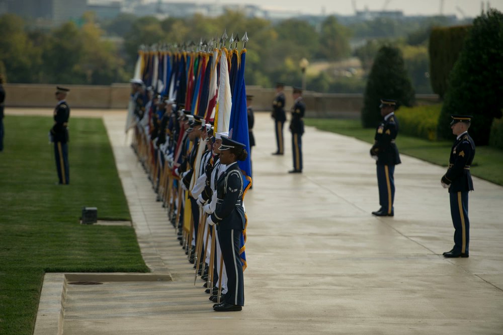 POW/MIA Day | Today, we remember and honor the brave service members who were prisoners of war and those who are still missing in action. 

Photo Credit: DVIDS.  -  U.S. Service members stand in formation during a National POW/MIA Recognition Day ceremony at the Pentagon.
