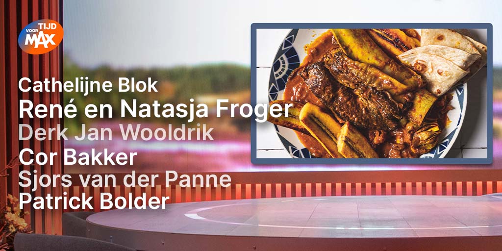 Vandaag in #TijdvoorMAX:

🖼️ <a href="/BlokCathelijne/">cathelijne blok</a> mocht tentoonstelling Dior: A New Look alvast bekijken.

🇮🇱 <a href="/PPMBolder/">P.Bolder</a> van <a href="/hcssnl/">HCSS - The Hague Centre for Strategic Studies</a> geeft update over situatie Midden-Oosten.

👨‍🍳 Derk Jan Wooldrik maakt een recept uit eigen kookboek in de keuken.

📺 Vandaag om 17.10 uur op NPO 1.