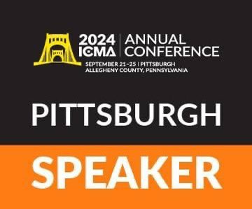 I’m presenting on Co-Constructing Public Service Leadership at ICMA’s Annual Conference in Pittsburgh, PA.

Can’t wait to see my colleagues there! 

Details here: conference.icma.org #ICMA2024