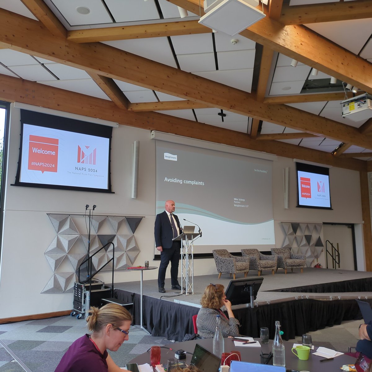 National Acute Pain Symposium (@naps_uk) on Twitter photo Next up we have Mike Scherp from <a href="/Weightmans/">Weightmans</a> describing how to avoid and manage complaints in healthcare #NAPS2024 Next up we have Mike Scherp from <a href="/Weightmans/">Weightmans</a> describing how to avoid and manage complaints in healthcare #NAPS2024