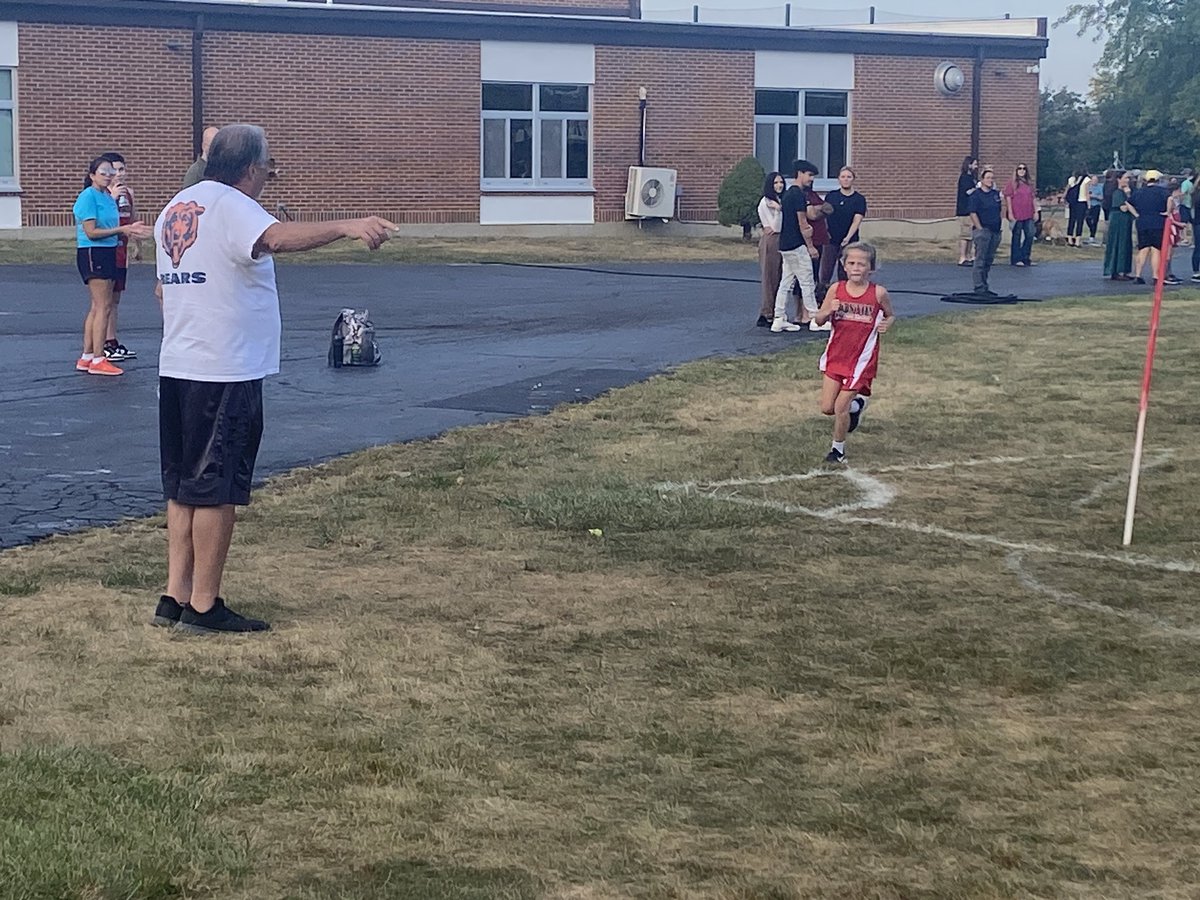 D114Stanton's tweet photo. We hosted an awesome cross country meet last night. We even had a grandpa directing traffic🦊💪🦬!!!  #District114Proud #grandpa #run https://t.co/w2RIMNpVM6
