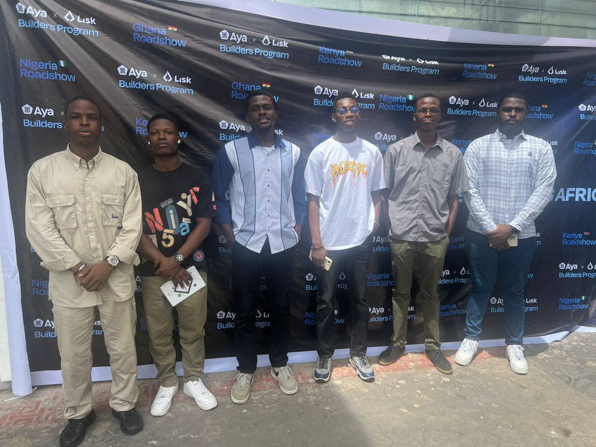 UAwortu's tweet image. Excited to join #LiskXAyaRoadshow! 🔥
Building the future of Web3 at the Aya x Lisk Builders Program with @ayahq_ &amp;amp; @LiskHQ @EthOwerri
Together, we’re making history, Building borderless 🌍 #OnChainBuildersProgram. 
Let’s #GoLisk and #BuildOnLisk! 🇳🇬 #LiskNigeria #EthOwerri