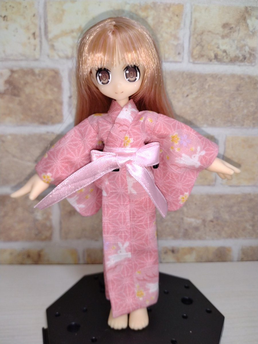 #リルフェアリー
寸法が決まってきたので、試作〜からの温泉浴衣出来た。
羽織も作ろう(⁠*⁠´⁠ω⁠｀⁠*⁠)