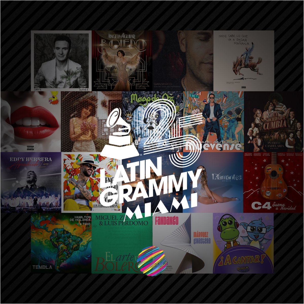Congratulations to <a href="/JorgeLChacin/">Jorge Luis Chacín</a>, <a href="/luisnrique/">luis enrique garcia</a>, <a href="/delaghetto/">richardgonzalezjimen</a>, <a href="/rance1500/">Larrance Dopson</a>, <a href="/MAGODEOZOFIC/">MÄGO DE OZ OFICIAL</a>, <a href="/juanchosargento/">Juancho Valencia</a> &amp; <a href="/LosCandelarios/">Puerto Candelaria</a>, <a href="/enghelmusica/">Enghel</a>, <a href="/Chiquis626/">CHIQUIS</a>, <a href="/daniloychapis/">Danilo & Chapis</a>, #ArturoMarquez and all our writers on these Latin GRAMMY nominated releases! Full list of nominees is at