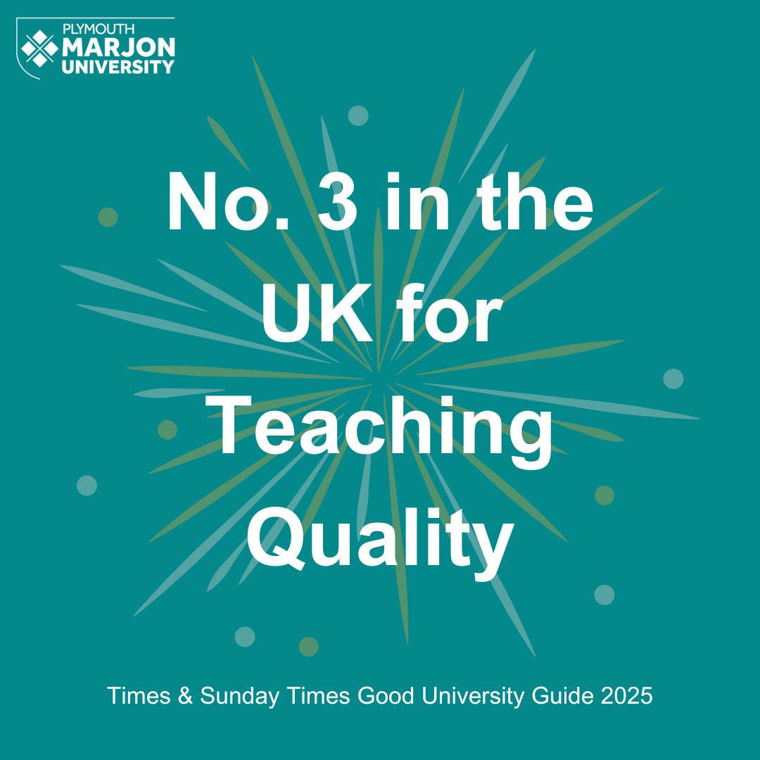 Thrilled to share our rankings in the 2025 Times &amp; Sunday Times Good University Guide!   Delighted that our work on inclusion and quality education continues to be recognised 🎉🎉