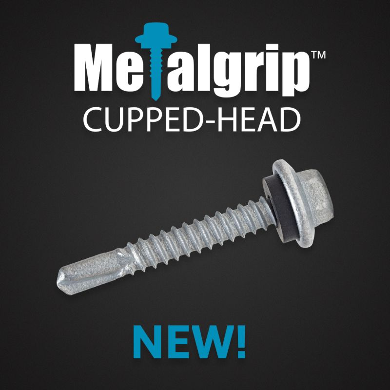 LevisBuildComp's tweet image. ‼️NEW ‼️ For your next steel project, try our Cupped-Head screw from the Metalgrip family for a superior grip! Features include an EPDM washer and cupped head. Available in 6 sizes. Call today to order or for more info! 🔩‼️ #Metalgrip #Fasteners
