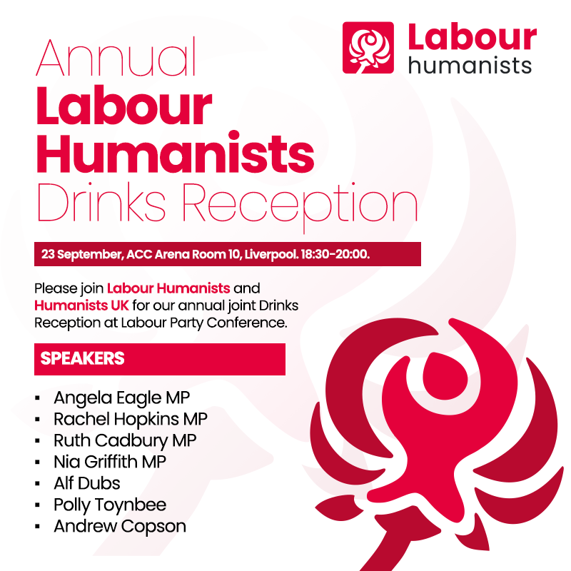 Labour Humanists (@labourhumanists) on Twitter photo We're looking forward to seeing lots of you in person for drinks in Liverpool at <a href="/UKLabour/">The Labour Party</a> conference #LPC24 We're looking forward to seeing lots of you in person for drinks in Liverpool at <a href="/UKLabour/">The Labour Party</a> conference #LPC24