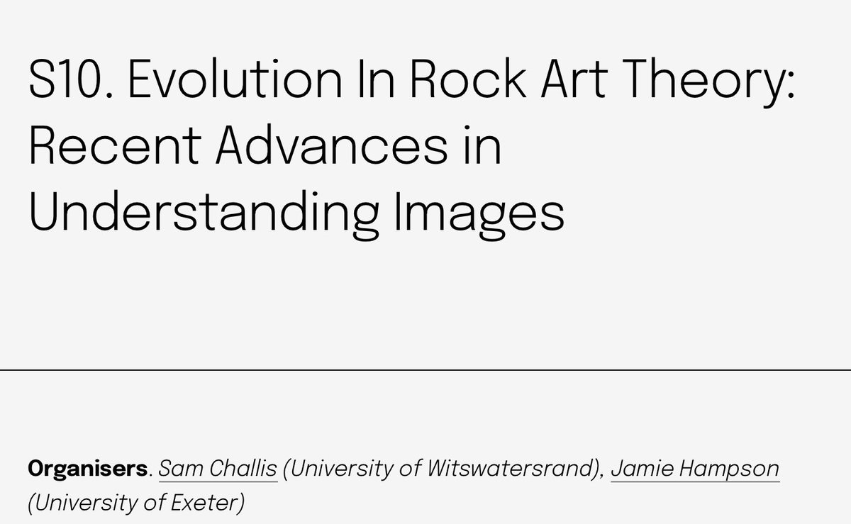 Go hard in S10. Evolution In Rock Art Theory: Recent Advances in Understanding Images tag2024.wordpress.com/2024/09/05/s10… #TAG45