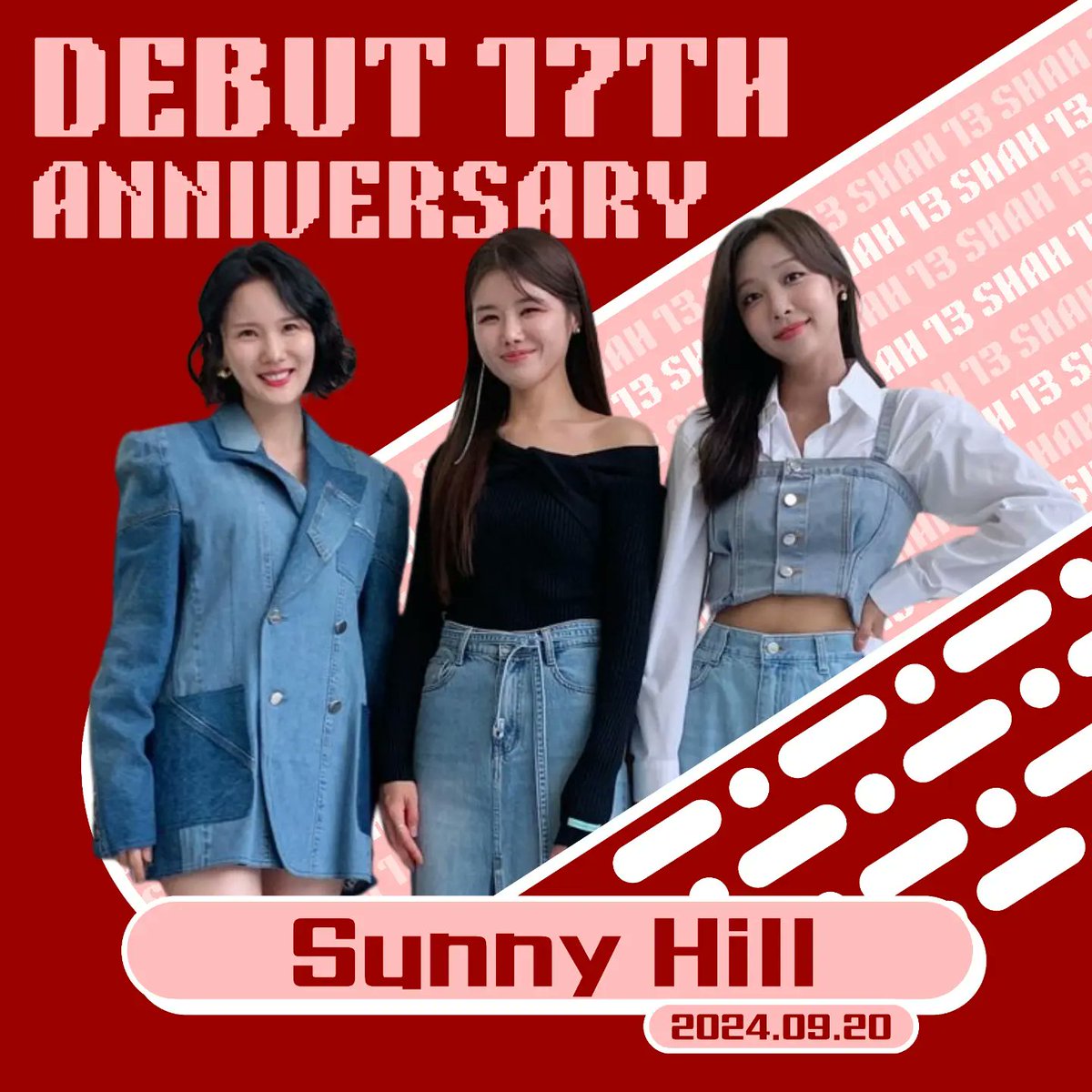 shah_13_'s tweet photo. [🎉] Happy Debut...

> 17th Anniversary to Sunny Hill
#17YearsWithSunnyHill
#SunnyHill #Bitna
#Eunjoo #Geonhee https://t.co/dOtPYPnBAt