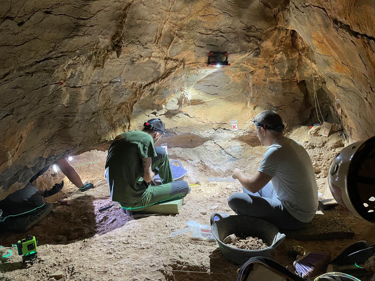 🔴 Els primers @Homosapiens van arribar al Pallars Jussà  fa més de 24.000 anys
 
A l'excavació a la #CovadelsTritons de Senterada s’han recuperat eines lítiques que proven les visites d’aquests humans al Congost d’Erinyà

🔗 Més info: bit.ly/3B4CQnh

#SomCERCA