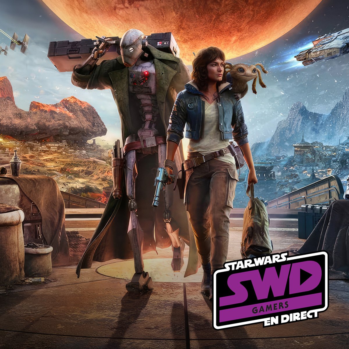 🎧[PODCAST] Jean-Francois, Sylvain et Aude donnent leurs impressions sur le tout dernier jeux vidéo Star Wars Outlaws. Épisode disponible sur Youtube et les différentes plateformes podcast.
▶️ YouTube : youtube.com/live/eIIjut98o…

#StarWars #StarWarsPodcast #StarWarsOutlaws