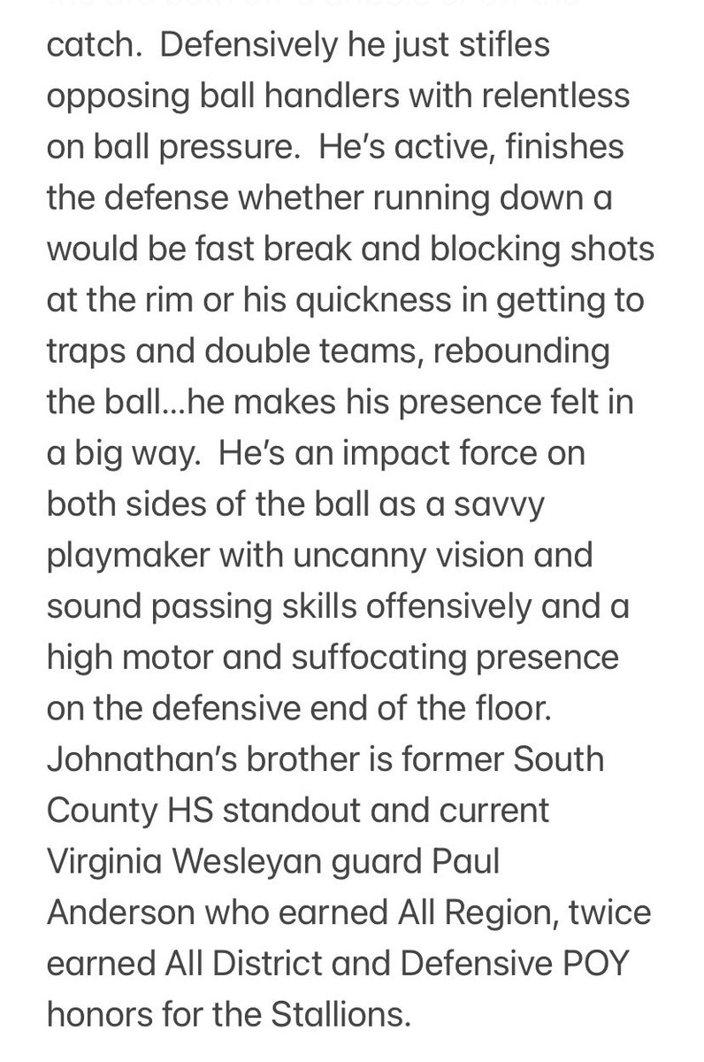 NorfolkKnights's tweet photo. Big Shots Spotlight!  Johnathan Anderson 6'2 2026 (South Lakes HS, VA). #BigShots #VWUTeamCamp @BigShotsToday @BigShotsGlobal https://t.co/vXFv1JWPnk