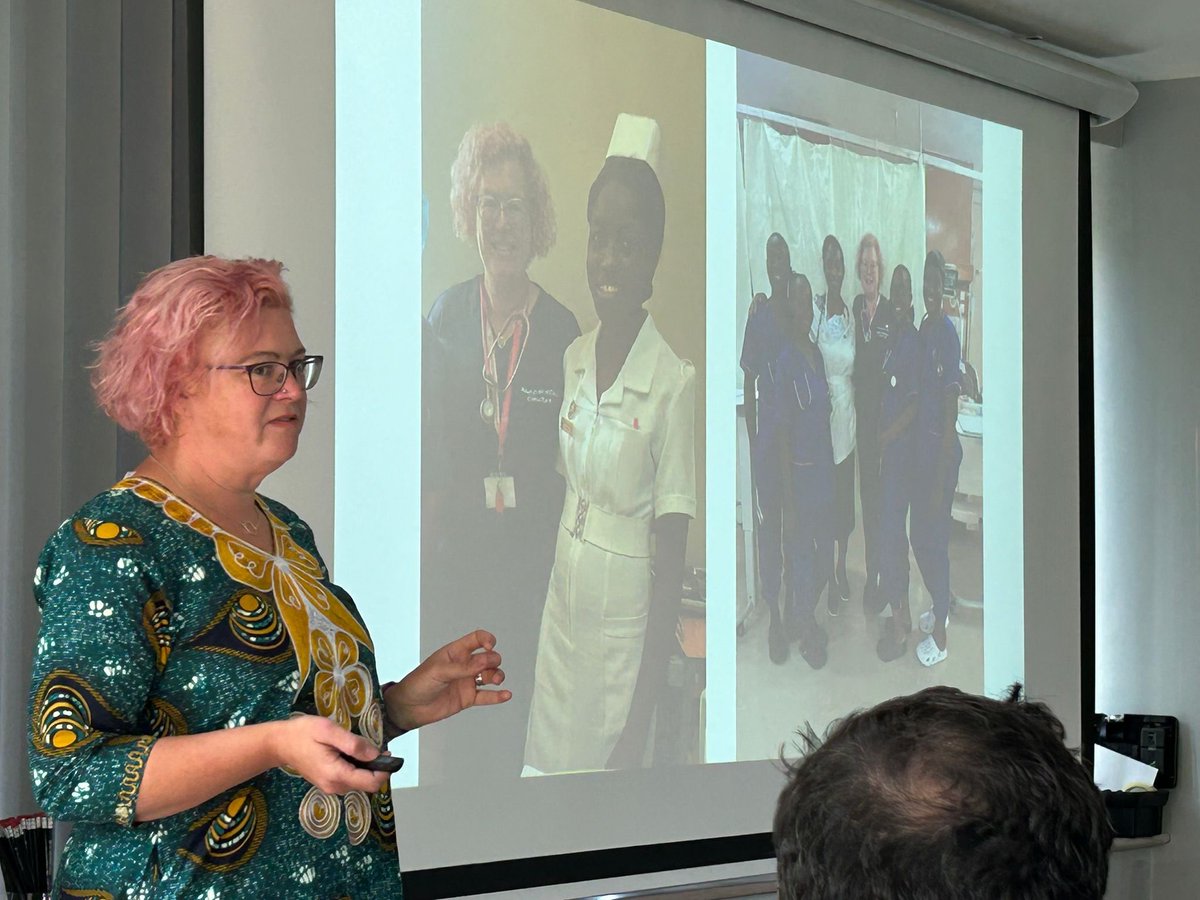 Speaking at <a href="/ANWICU/">ANWICU</a> lakes about my time in Zambia with <a href="/gadpartnerships/">GADP</a> - proudly wearing the dress a wonderful Zambian anaesthetist gave me.
