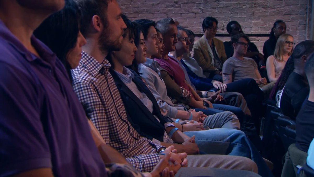 DanielMarkowicz's tweet photo. A screenshot from Britain's Best Parent (2020) S1 Ep.3 attending as an audience member. https://t.co/FX0bjZ8MSU