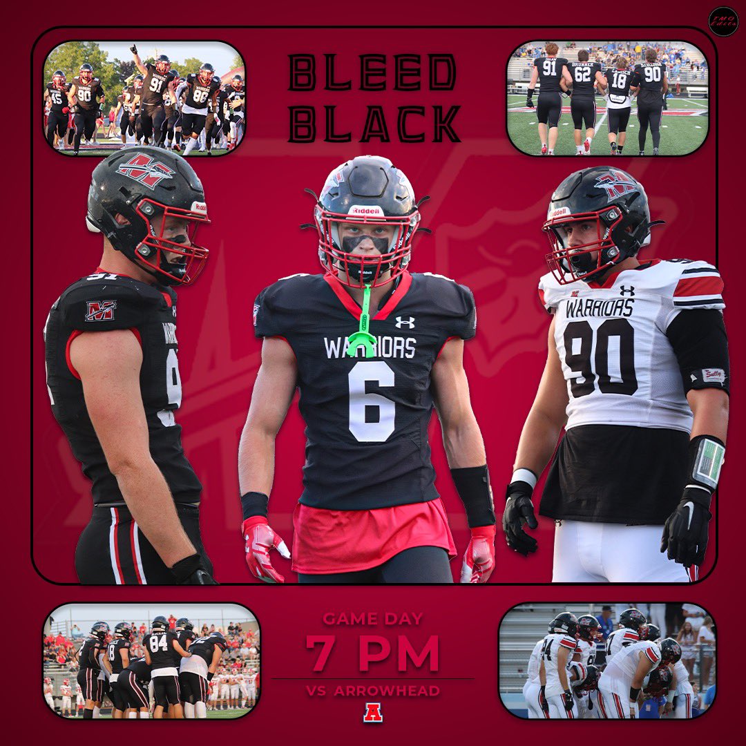 GAMEDAY!!! Warriors travel west tonight for a big Classic 8 game! 7pm kickoff. Warrior Nation - we’re counting on your positive energy and support! These dudes are ready to play hard for all of you!! #STP #FamilyWarriors