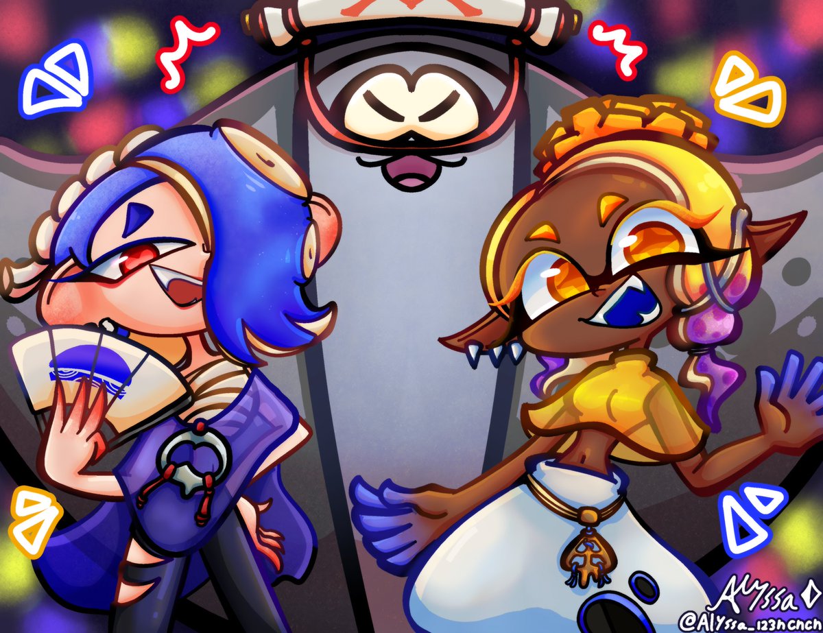 Alyssa_123ncncn's tweet image. すりみ連合 ！
#すりみ連合 #splatoon #splatoonidols #123ncncn