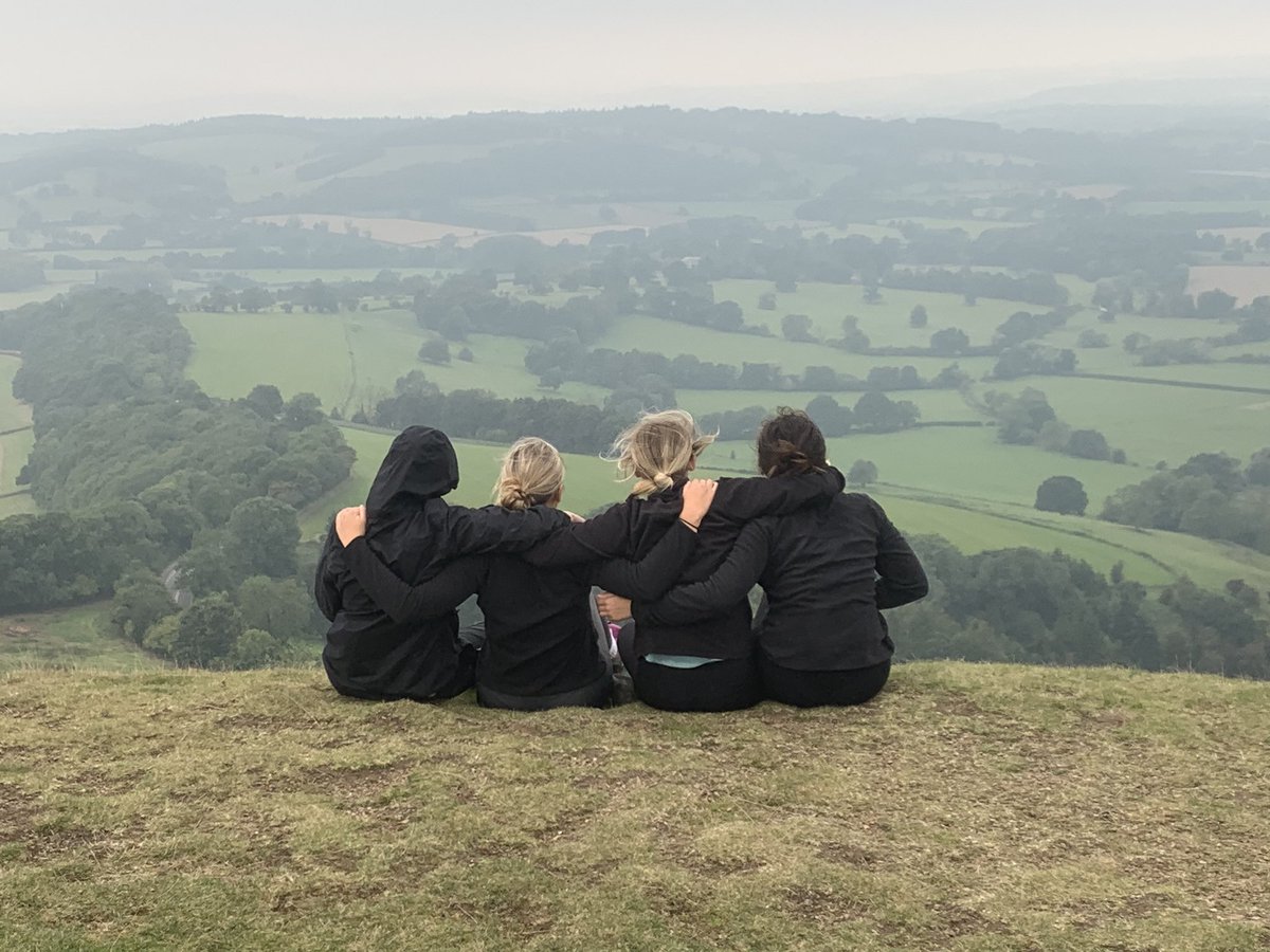 Pinks enjoying the view!