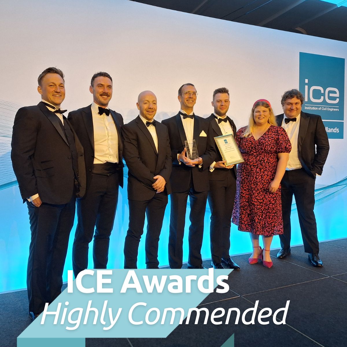 GEDA receives "Highly Commended" recognition at the <a href="/ICEWestMids/">ICE West Midlands</a> awards ceremony!

🏆Medium Project Award - Highly Commended
💧Project: Upton Upon Severn Transfer Pumping Station
👷‍♂️Client: <a href="/stwater/">Severn Trent</a>
🤝Partners: <a href="/atkinsrealis/">AtkinsRéalis</a> 

Thank you to everyone involved on the project.