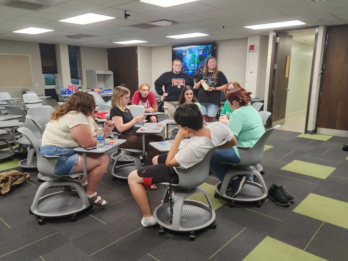 DeltaKappaDO's tweet photo. Game night was a success! Thank you to everyone who came and played games with us, it was a blast! Special shout out to Cosmo the dog for being the life of the party! To see more photo evidence of how fun game night was, make sure to visit our Instagram! #LoveinDO https://t.co/DPPOGuVGL3
