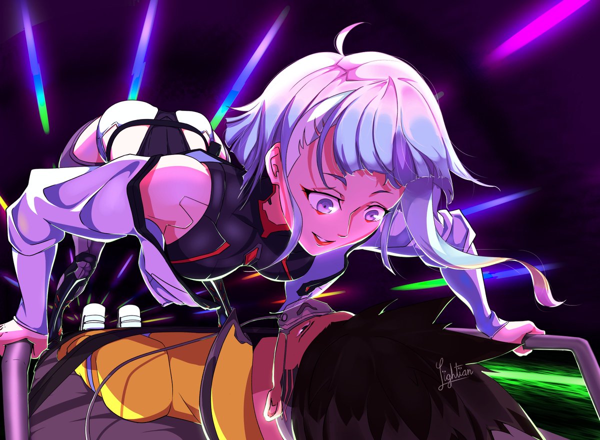 Neld_ian's tweet photo. Core Moment of David and Lucy | Lightian #pixiv 
#CyberpunkEdgerunners
https://t.co/yEQFn9x6Za https://t.co/GWfcTn7Mc3