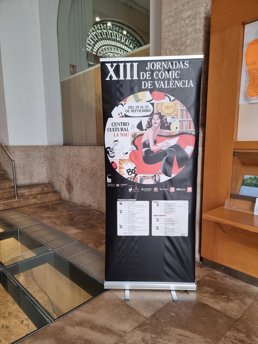 Nos vemos esta tarde en las XIII Jornades de Còmic de València en <a href="/LaNauuv/">UVcultura / La Nau</a> con un programa repleto de actividades y autores <a href="/ComicVlc/">Jornadas Comic VLC</a> <a href="/CatedraComic/">Cátedra Estudios Cómic FSM-UV</a>