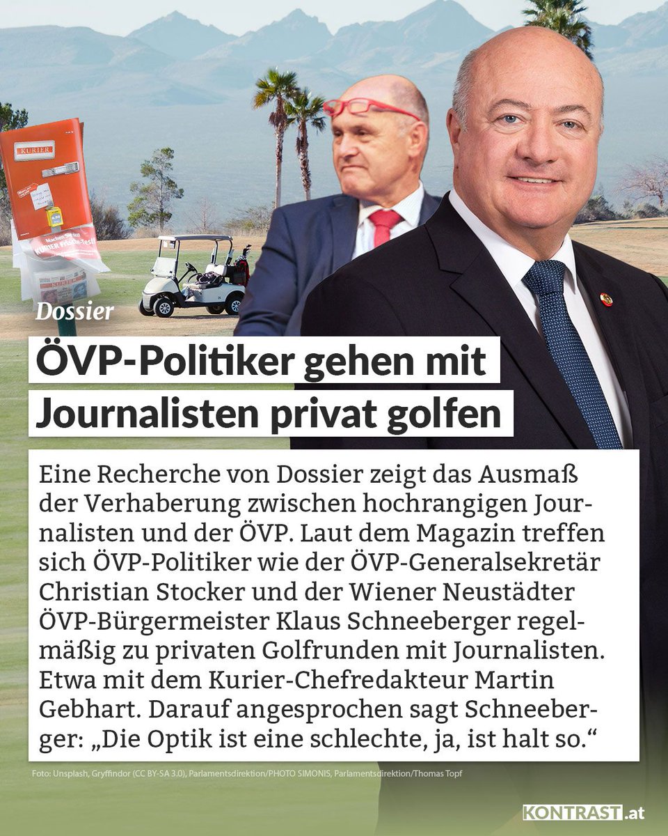 Schön, so zu leben und netzwerken! ÖVP das Netzwerk!
