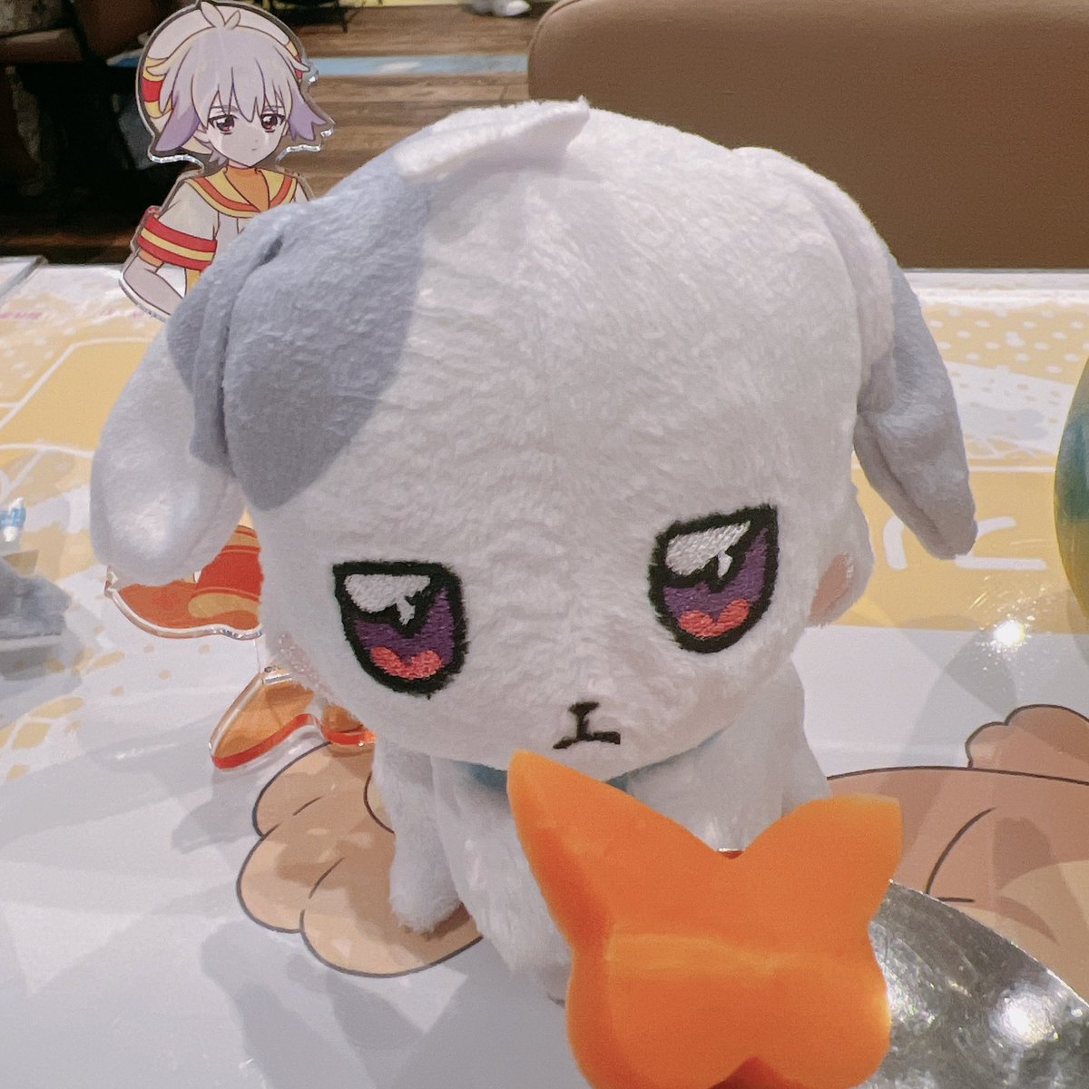 大福〜にんじんだよ〜🥕 https://t.co/DK5BQ8CJcB