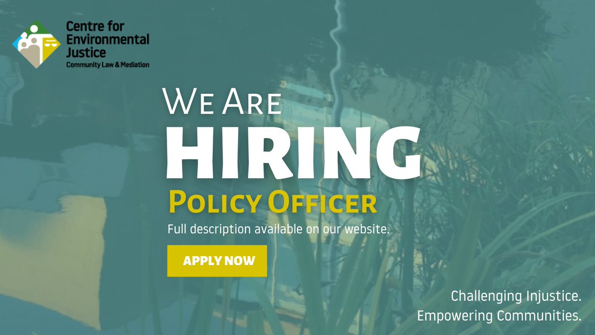 The CEJ are delighted to announce that we are recruiting for the role of Policy Officer.

For more information about the role, which has a deadline of Oct 7th, and download our application form, visit:

tinyurl.com/2s476hpu

#JobFairy #JobOpportunities #WorkWithUs